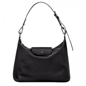 Borsa Hobo Donna Longchamp Le Pliage Xtra M Nere | YBAIZ-5924