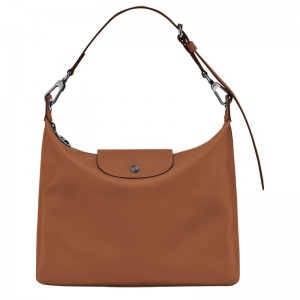 Borsa Hobo Donna Longchamp Le Pliage Xtra M Marroni | UXSIC-8937