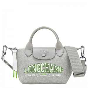 Borsa a Mano Donna Longchamp Le Pliage Collezioni XS Grigie | ANUPY-5167