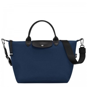 Borsa a Mano Donna Longchamp Le Pliage Energy L Blu Marino | WCPSE-5827