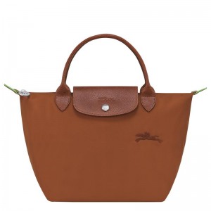 Borsa a Mano Donna Longchamp Le Pliage Green S Marroni | JGLOU-2564