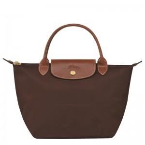 Borsa a Mano Donna Longchamp Le Pliage Original S Marroni | ADSTQ-9461