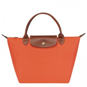 Borsa a Mano Donna Longchamp Le Pliage Original S Arancioni | SACPR-1843