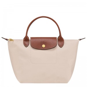 Borsa a Mano Donna Longchamp Le Pliage Original S Bianche | TMAEX-7423