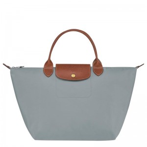 Borsa a Mano Donna Longchamp Le Pliage Original M Grigie | YWTBA-8521