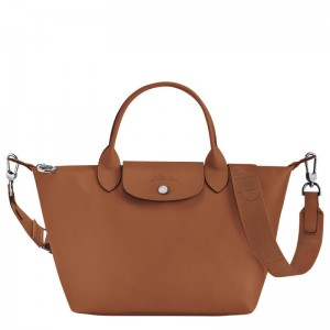 Borsa a Mano Donna Longchamp Le Pliage Xtra S Marroni | QNJSM-4561