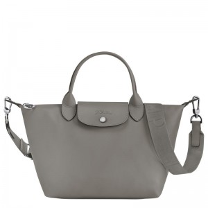 Borsa a Mano Donna Longchamp Le Pliage Xtra S Grigie | FDMOL-4721