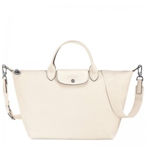 Borsa a Mano Donna Longchamp Le Pliage Xtra L Bianche | GFSLU-9042