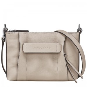 Borse Crossbody Donna Longchamp 3D S Grigie | KTFAN-9123