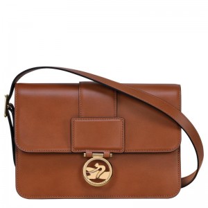 Borse Crossbody Donna Longchamp Box-Trot M Marroni | PIVXH-9341