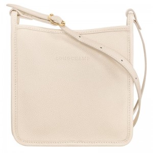 Borse Crossbody Donna Longchamp Le Foulonné S Bianche | IRUVG-2379