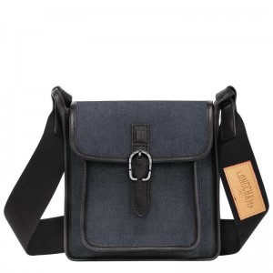 Borse Crossbody Donna Longchamp Le Foulonné S Blu Marino | GAJZX-2014