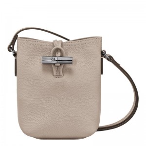 Borse Crossbody Donna Longchamp Roseau Essential XS Grigie | FJNXD-2894