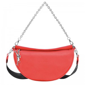 Borse Crossbody Donna Longchamp Smile S Rosse | RNPTM-8490