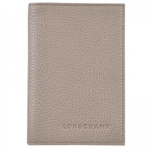 Borse Da Viaggio Donna Longchamp Le Foulonné Passport cover Grigie | HZOCU-0975