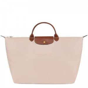 Borse Da Viaggio Donna Longchamp Le Pliage Original S Bianche | VXQYN-3479