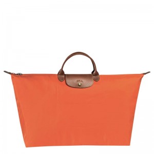 Borse Da Viaggio Donna Longchamp Le Pliage Original M Arancioni | UKDGR-8637