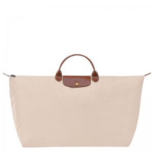 Borse Da Viaggio Donna Longchamp Le Pliage Original M Bianche | MLHBP-5072