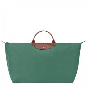 Borse Da Viaggio Donna Longchamp Le Pliage Original M Verdi | WAJOC-3024