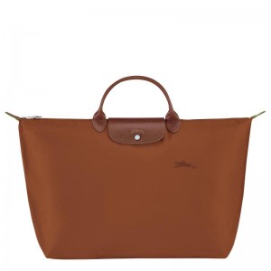 Borse Da Viaggio Donna Longchamp Le Pliage Green S Marroni | UKAMX-0458