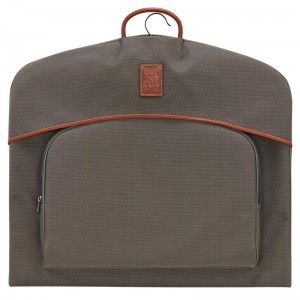 Borse Da Viaggio Uomo Longchamp Boxford Garment cover Marroni | NKHXR-3051