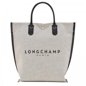 Borse Tote Donna Longchamp Essential M Bianche | AXJFC-8527