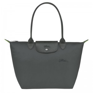 Borse Tote Donna Longchamp Le Pliage Green M Grigie | TOIFZ-0518