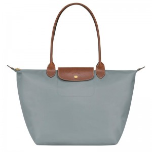 Borse Tote Donna Longchamp Le Pliage Original L Grigie | JEILW-7234