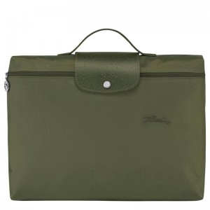 Cartella Uomo Longchamp Le Pliage Green S Verdi | YPADQ-9560