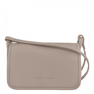 Pochette Donna Longchamp Le Foulonné XS Grigie | IMOSH-7183