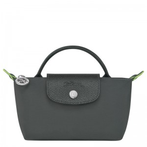 Pochette Donna Longchamp Le Pliage Green with handle Grigie | RPYKL-1679