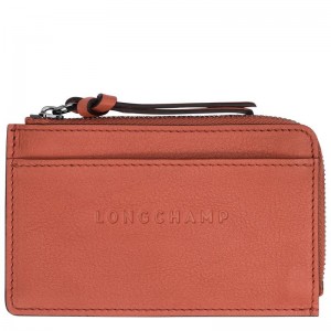 Portacarte Donna Longchamp 3D Rosse | AKJXE-5310