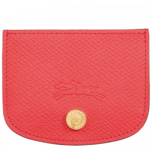 Portacarte Donna Longchamp Épure Rosse | KNDMU-9186