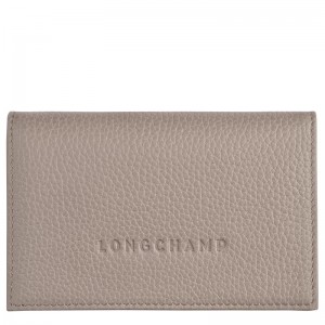 Portacarte Uomo Longchamp Le Foulonné Grigie | QSUIJ-0895