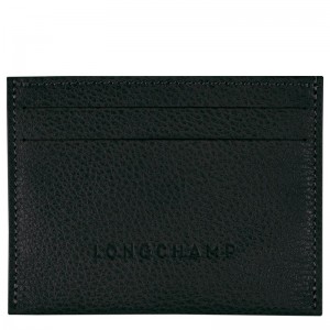 Portacarte Uomo Longchamp Le Foulonné Nere | RPVJG-3417