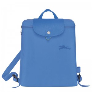 Zaini Uomo Longchamp Le Pliage Green M Blu | JOCWV-9046