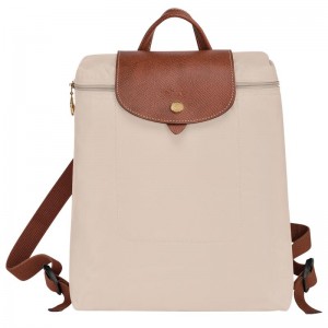 Zaini Uomo Longchamp Le Pliage Original M Bianche | EKXHQ-3425