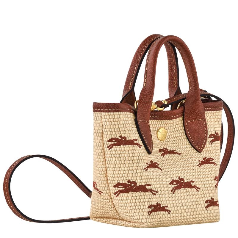 Basket Bag Donna Longchamp Le Panier Pliage XS Marroni | NKOME-0624