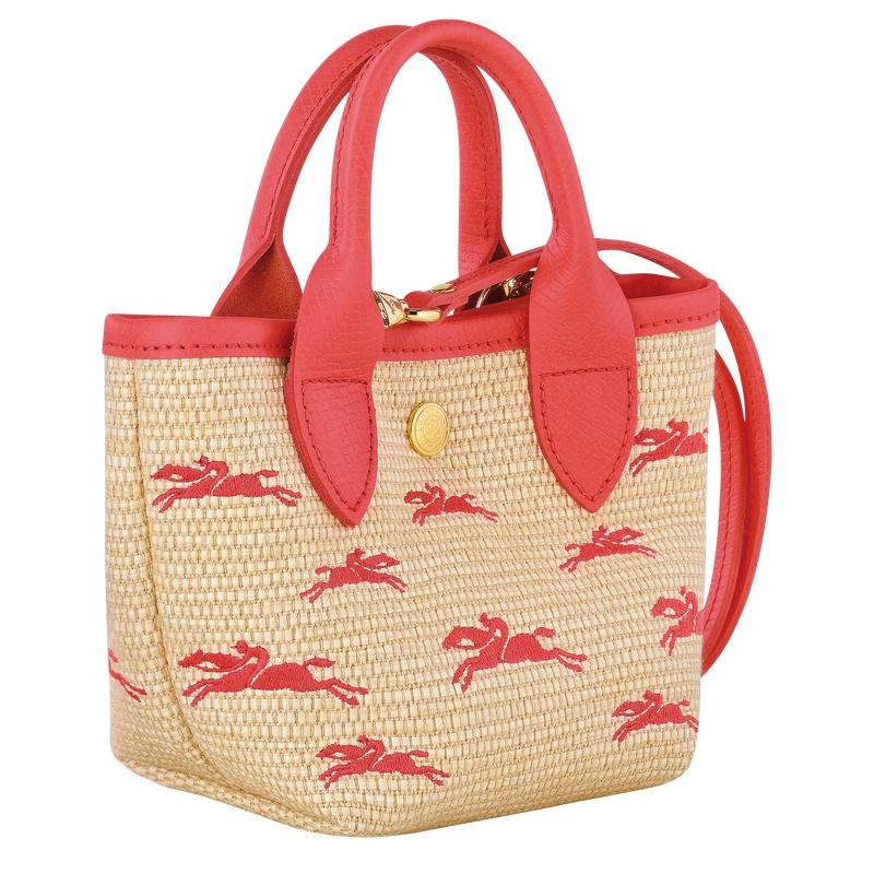 Basket Bag Donna Longchamp Le Panier Pliage XS Rosse | SHLAT-8294