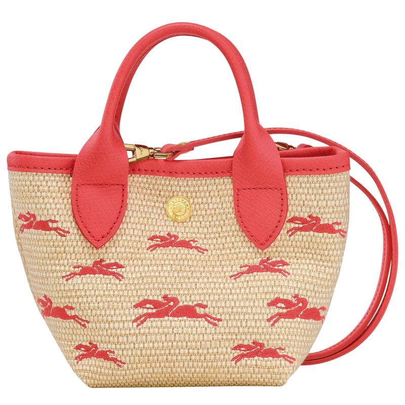 Basket Bag Donna Longchamp Le Panier Pliage XS Rosse | SHLAT-8294