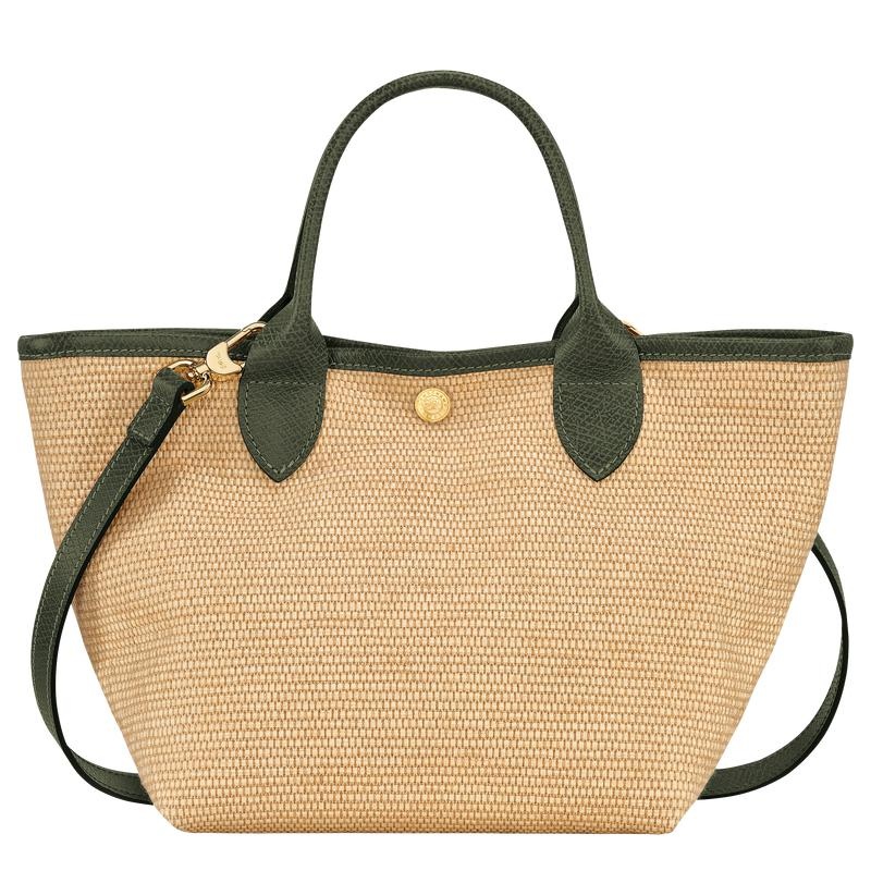 Basket Bag Donna Longchamp Le Panier Pliage S Khaki | XMPBZ-4931