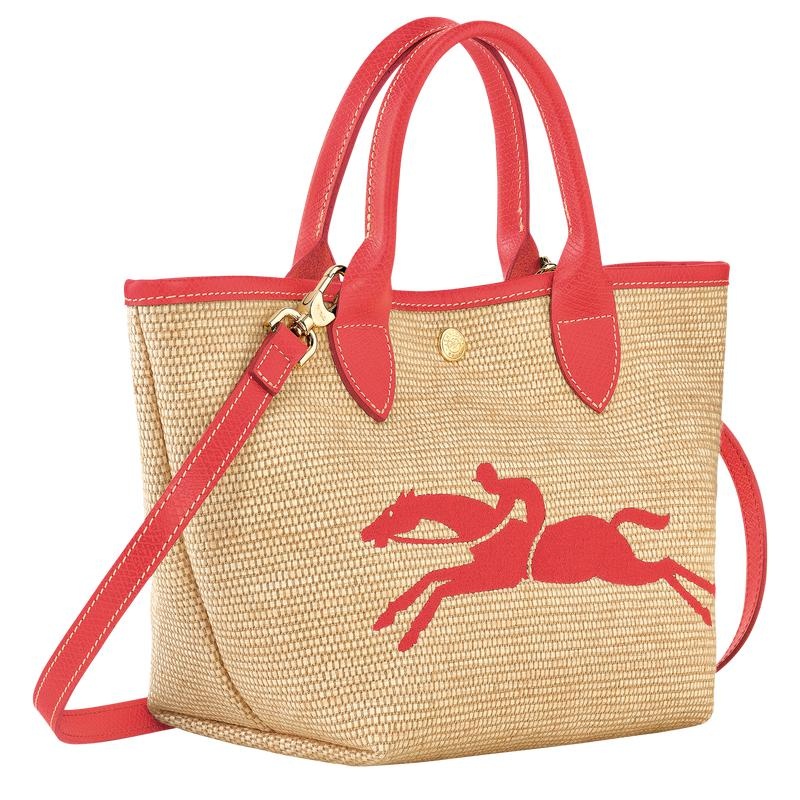 Basket Bag Donna Longchamp Le Panier Pliage S Rosse | IADJC-4627