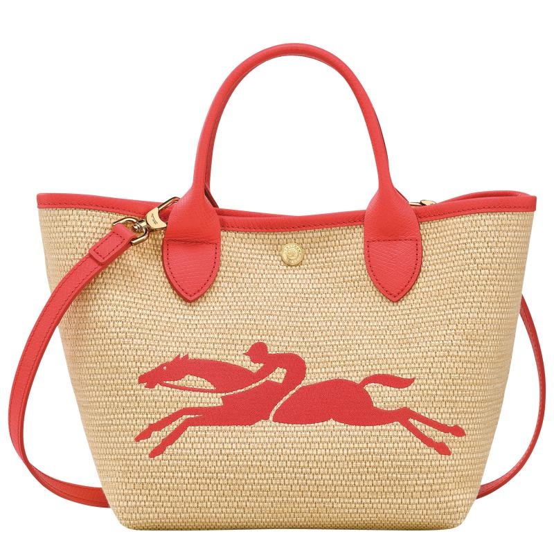 Basket Bag Donna Longchamp Le Panier Pliage S Rosse | IADJC-4627