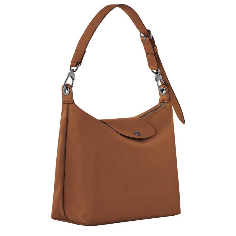 Borsa Hobo Donna Longchamp Le Pliage Xtra M Marroni | UXSIC-8937