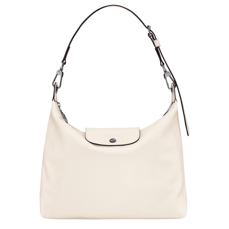 Borsa Hobo Donna Longchamp Le Pliage Xtra M Bianche | HCEXM-1529