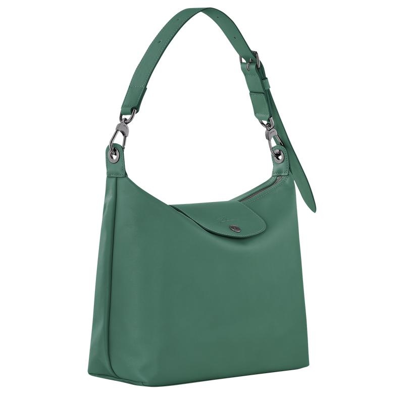 Borsa Hobo Donna Longchamp Le Pliage Xtra M Verdi | KCNMX-8245