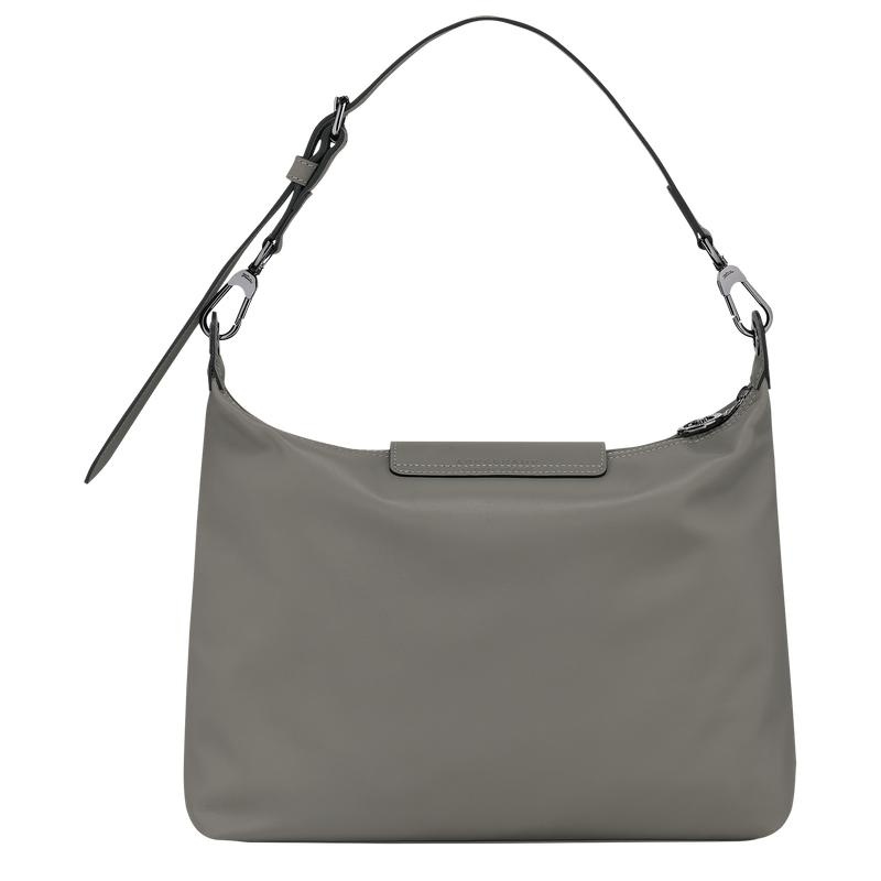 Borsa Hobo Donna Longchamp Le Pliage Xtra M Grigie | IWQSD-6819