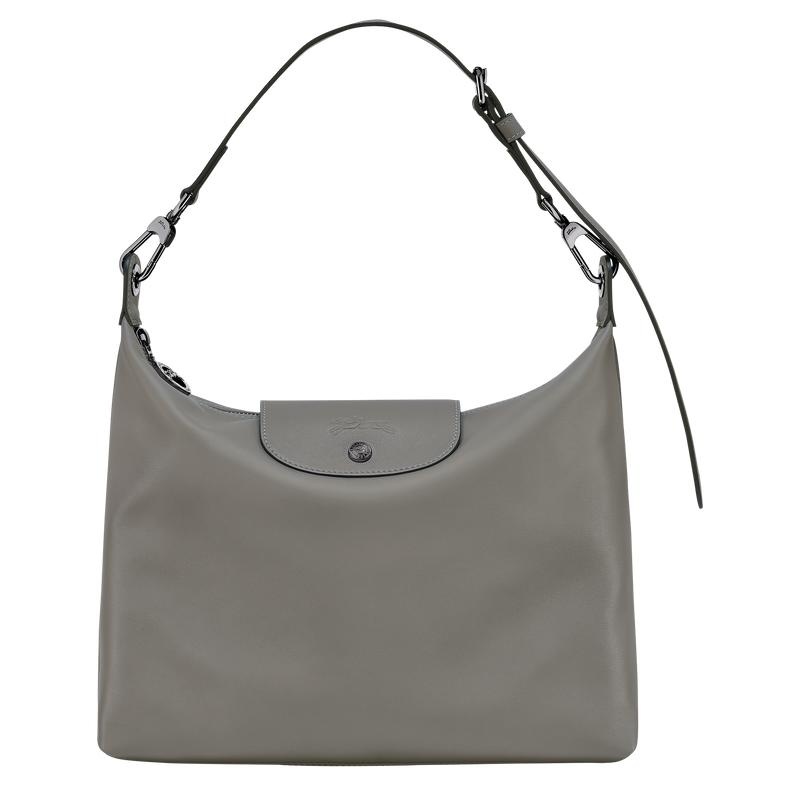 Borsa Hobo Donna Longchamp Le Pliage Xtra M Grigie | IWQSD-6819