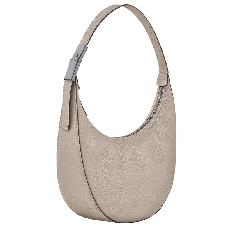 Borsa Hobo Donna Longchamp Roseau Essential M Grigie | MHZIN-7319