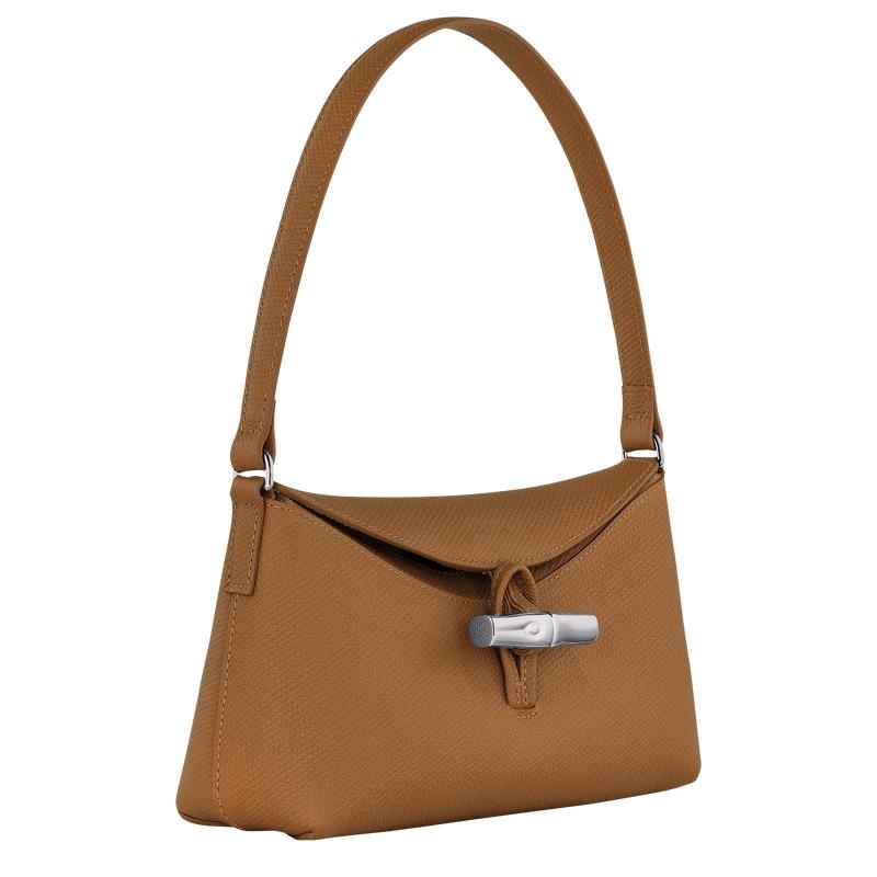 Borsa Hobo Donna Longchamp Roseau S Marroni | ZSBCT-8012